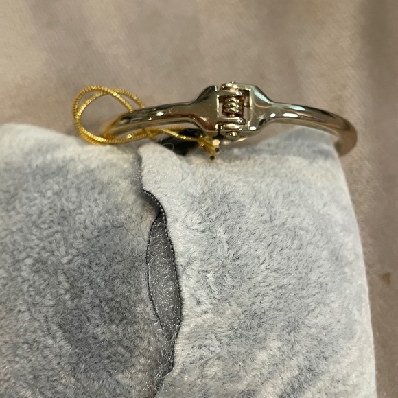 Bebe Rhinestone Bar Bracelet - Picture 5 of 6